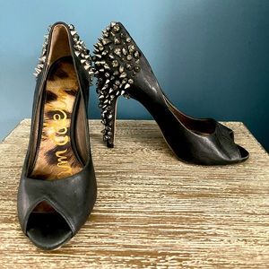Sam Edelman Spiked Peep Toe Heele